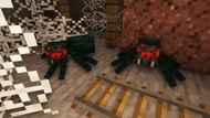 Cave spiders (Image via Minecraft)